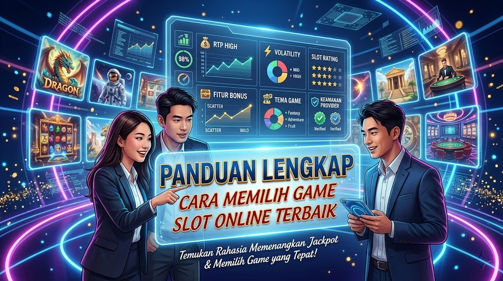 gambar ini adalah cara memilih game slot online